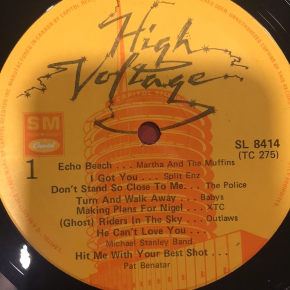 K-TEL “Danger High Voltage” various hits early 80’s vintage vinyl album 1981 - Picture 3 of 4